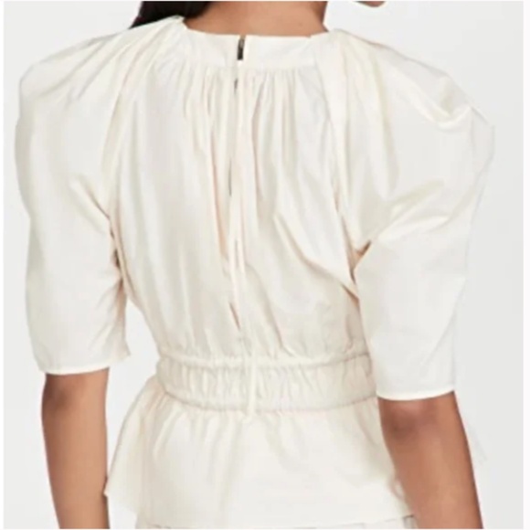 Ulla Johnson Denisa Top in Cream 00 - Picture 4 of 10